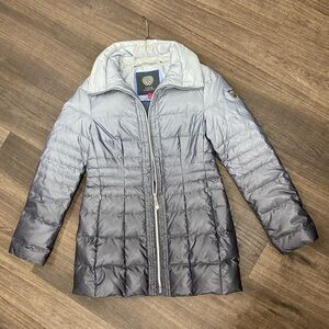 Vince Camuto Silver and Gray Women's Puffer Jacket